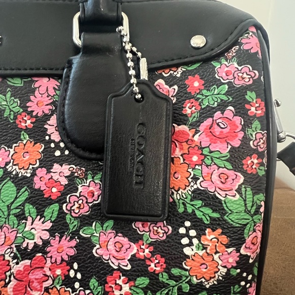 Coach Mini Bennett Satchel In Posey Cluster Floral Print - Picture 4 of 9